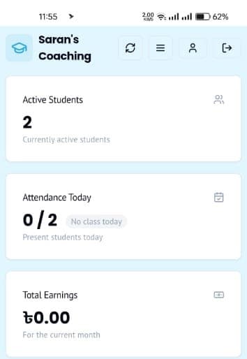 Coaching Management screenshot