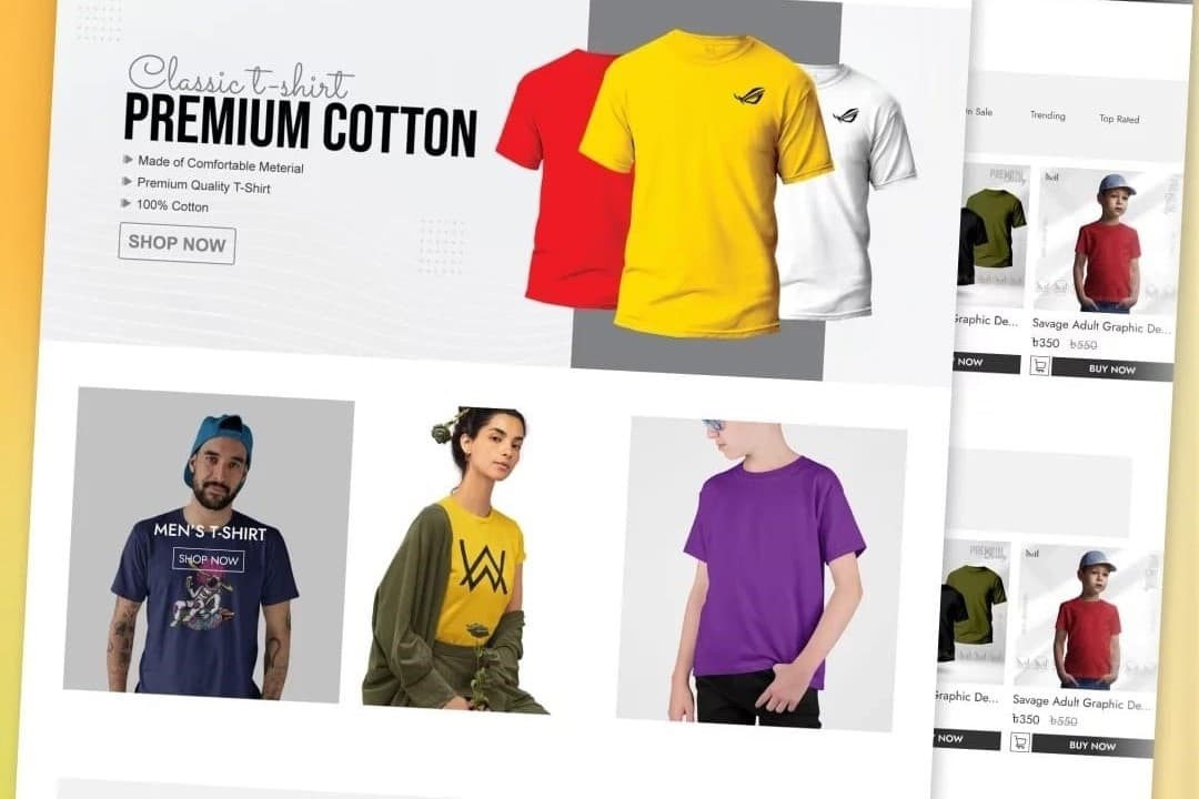 Ecommerce Design screenshot