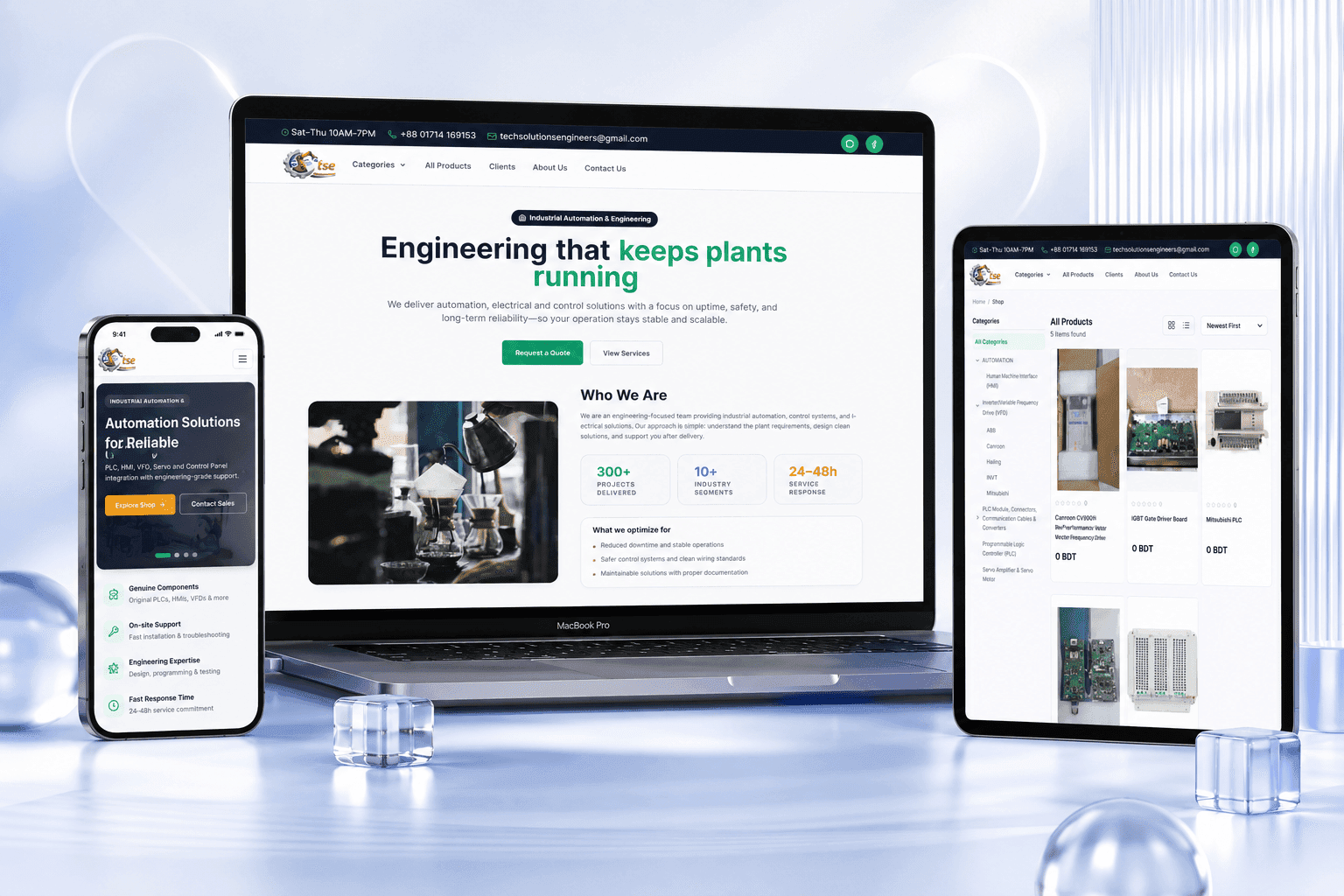Tech Solution Engineering screenshot
