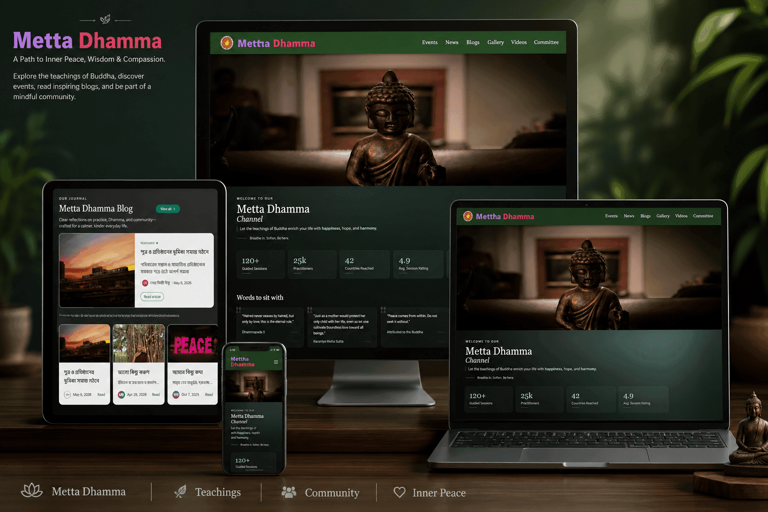 Religion Website screenshot