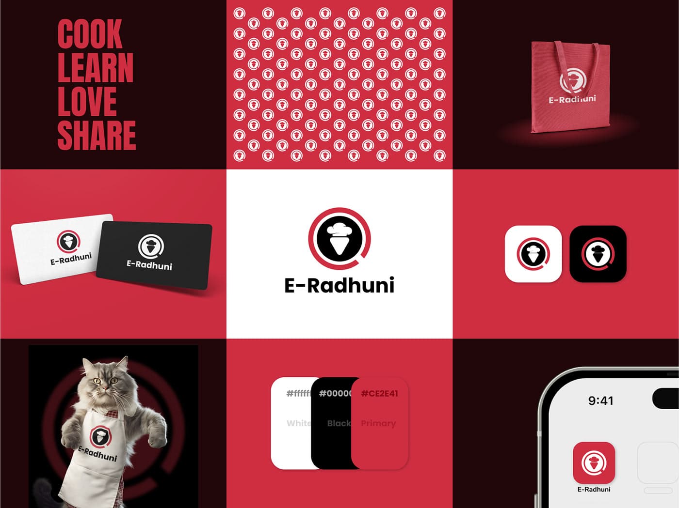 E-Radhuni - Crafting Bold Logo & Brand Identity Design - Md Saimon Hossen